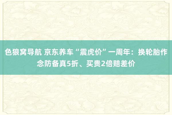 色狼窝导航 京东养车“震虎价”一周年：换轮胎作念防备真5折、买贵2倍赔差价