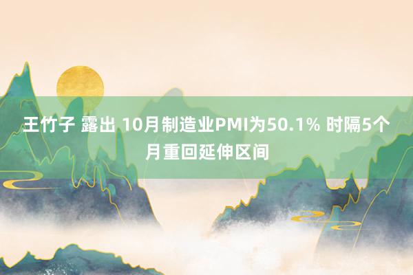 王竹子 露出 10月制造业PMI为50.1% 时隔5个月重回延伸区间