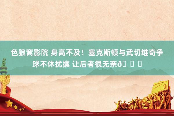 色狼窝影院 身高不及！塞克斯顿与武切维奇争球不休扰攘 让后者很无奈😂
