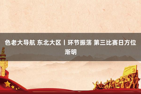 色老大导航 东北大区丨环节振荡 第三比赛日方位渐明