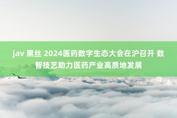 jav 黑丝 2024医药数字生态大会在沪召开 数智技艺助力医药产业高质地发展