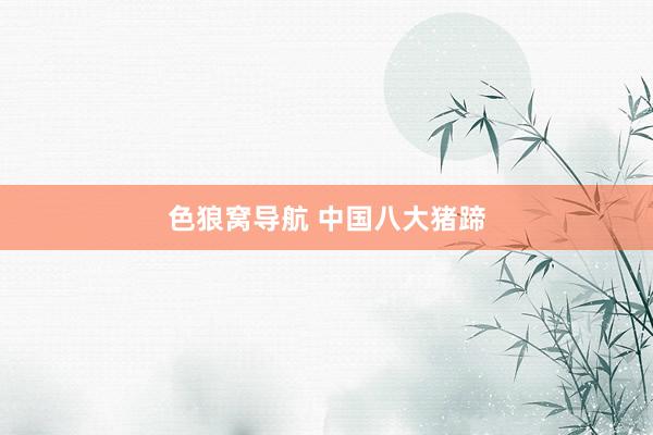色狼窝导航 中国八大猪蹄