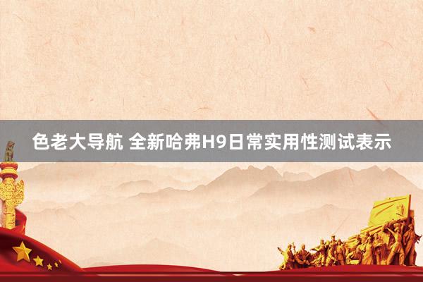 色老大导航 全新哈弗H9日常实用性测试表示