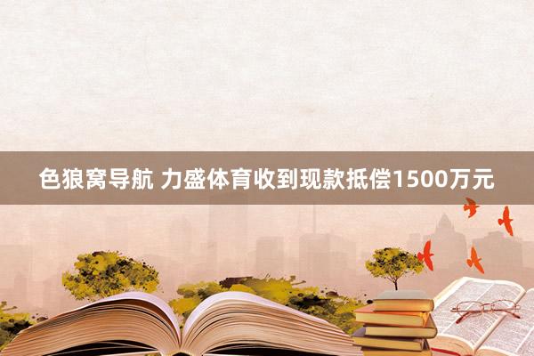 色狼窝导航 力盛体育收到现款抵偿1500万元