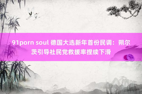 91porn soul 德国大选新年首份民调：朔尔茨引导社民党救援率捏续下滑