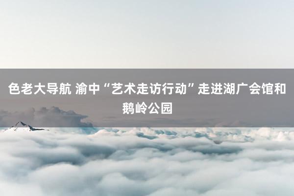 色老大导航 渝中“艺术走访行动”走进湖广会馆和鹅岭公园