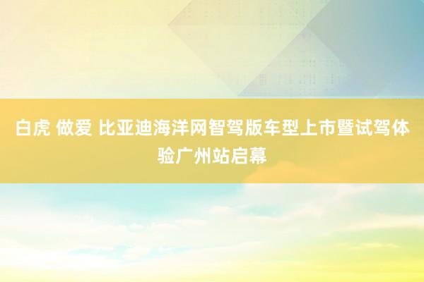 白虎 做爱 比亚迪海洋网智驾版车型上市暨试驾体验广州站启幕