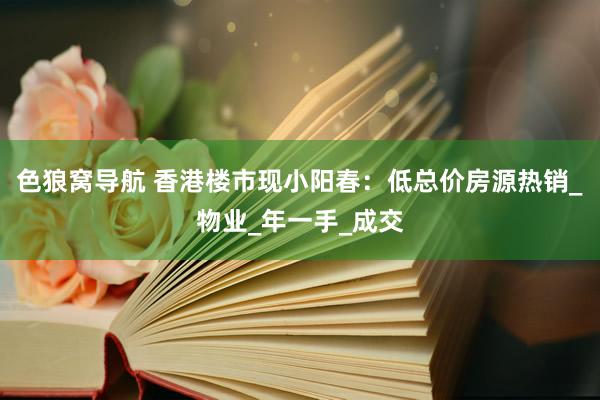 色狼窝导航 香港楼市现小阳春：低总价房源热销_物业_年一手_成交
