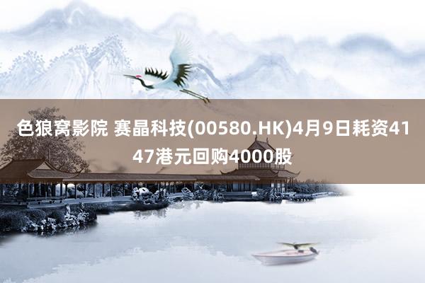 色狼窝影院 赛晶科技(00580.HK)4月9日耗资4147港元回购4000股