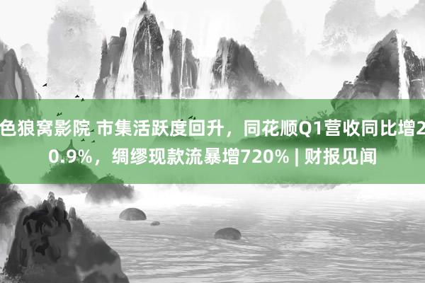 色狼窝影院 市集活跃度回升，同花顺Q1营收同比增20.9%，绸缪现款流暴增720% | 财报见闻